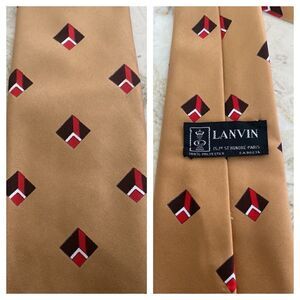 1970’s Vintage Lanvin Tie Geometric Pattern